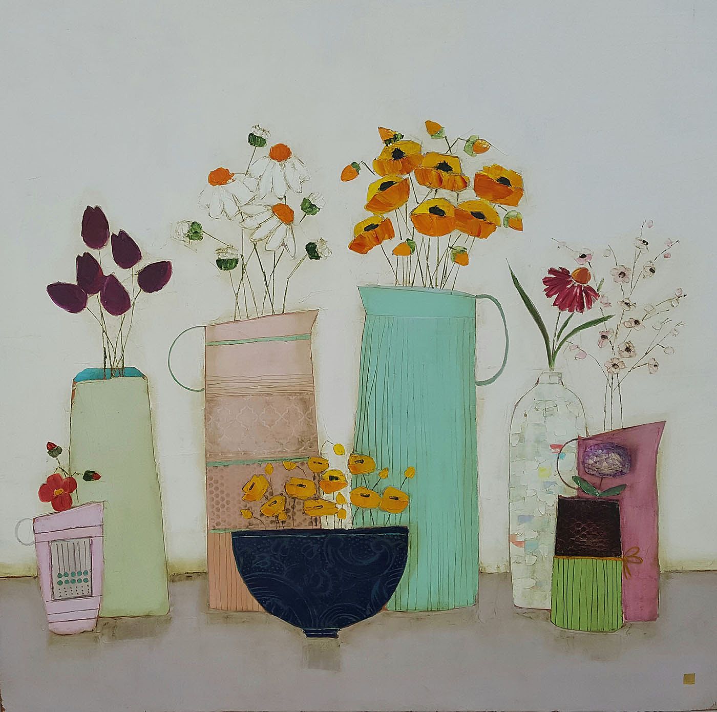 Eithne  Roberts - Summertime blooms  
